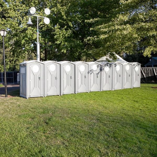 simply contact us to discuss your event details and needs, and our team will provide a quote and set up the necessary logistics to ensure the restrooms are delivered and set up in time for your event
